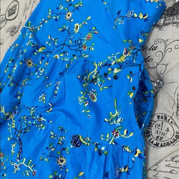 Yesno Women's Plus Size Floral Midi Dress - Picture 6 of 8